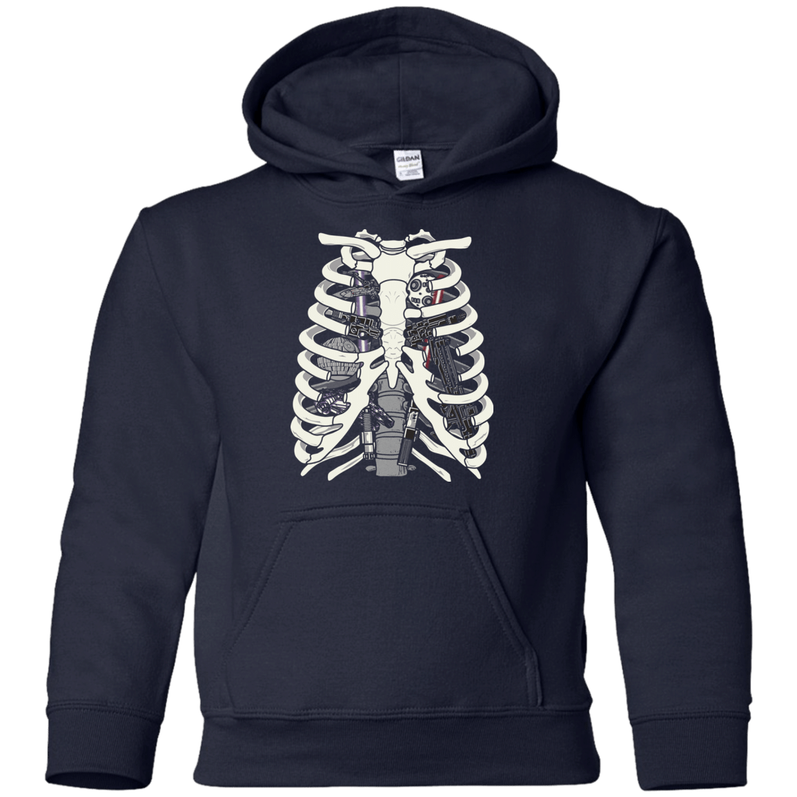 Sweatshirts Navy / YS Anatomy of a Galaxy Far Away Youth Hoodie