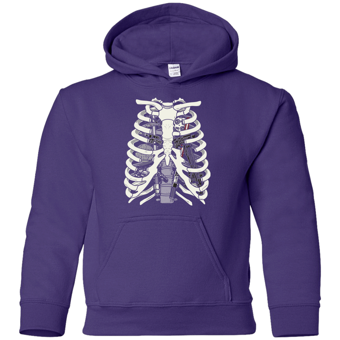 Sweatshirts Purple / YS Anatomy of a Galaxy Far Away Youth Hoodie