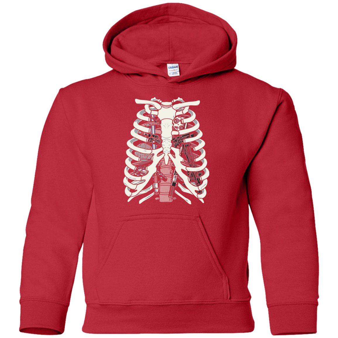 Sweatshirts Red / YS Anatomy of a Galaxy Far Away Youth Hoodie