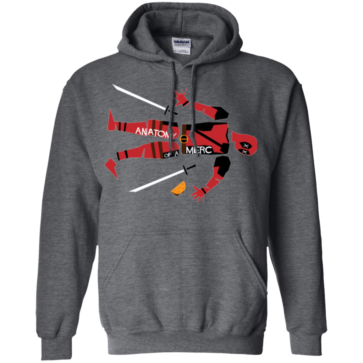 Sweatshirts Dark Heather / Small Anatomy of A Merc Pullover Hoodie