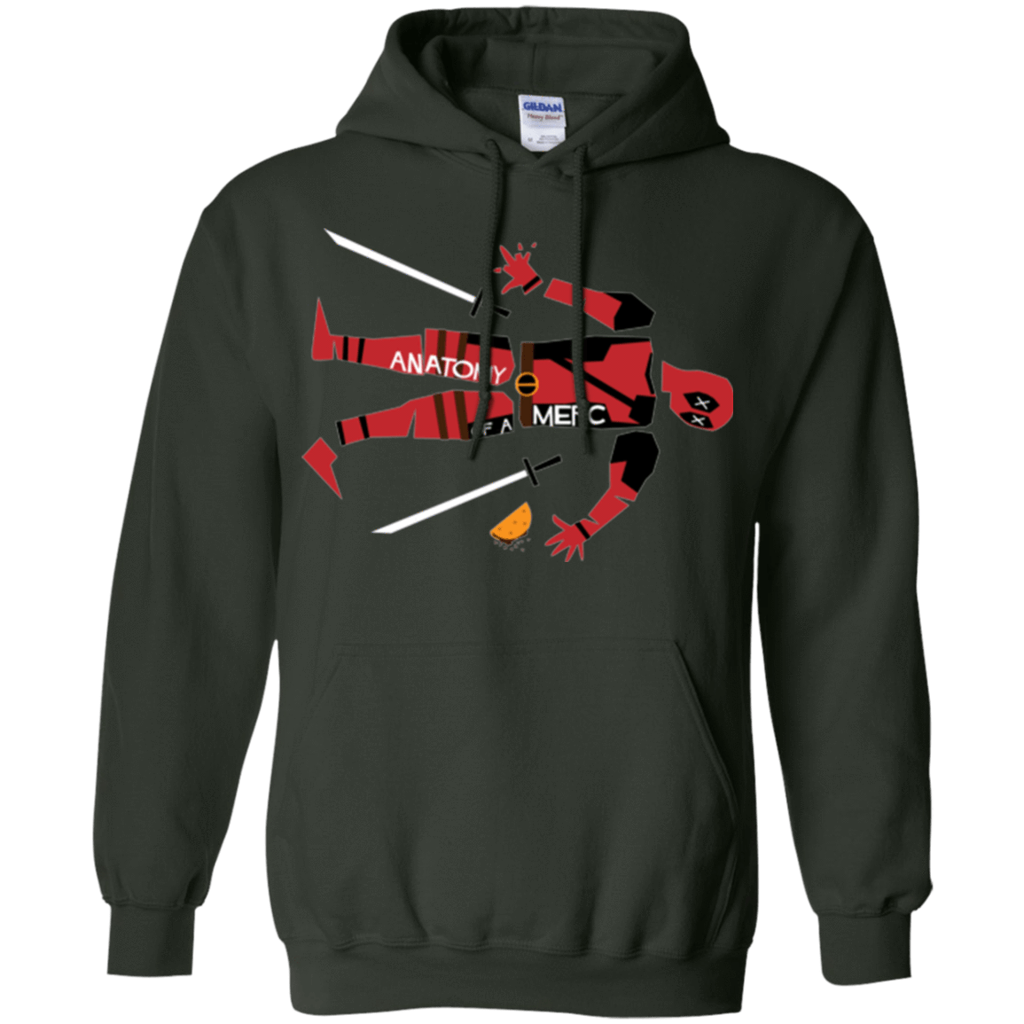 Sweatshirts Forest Green / Small Anatomy of A Merc Pullover Hoodie