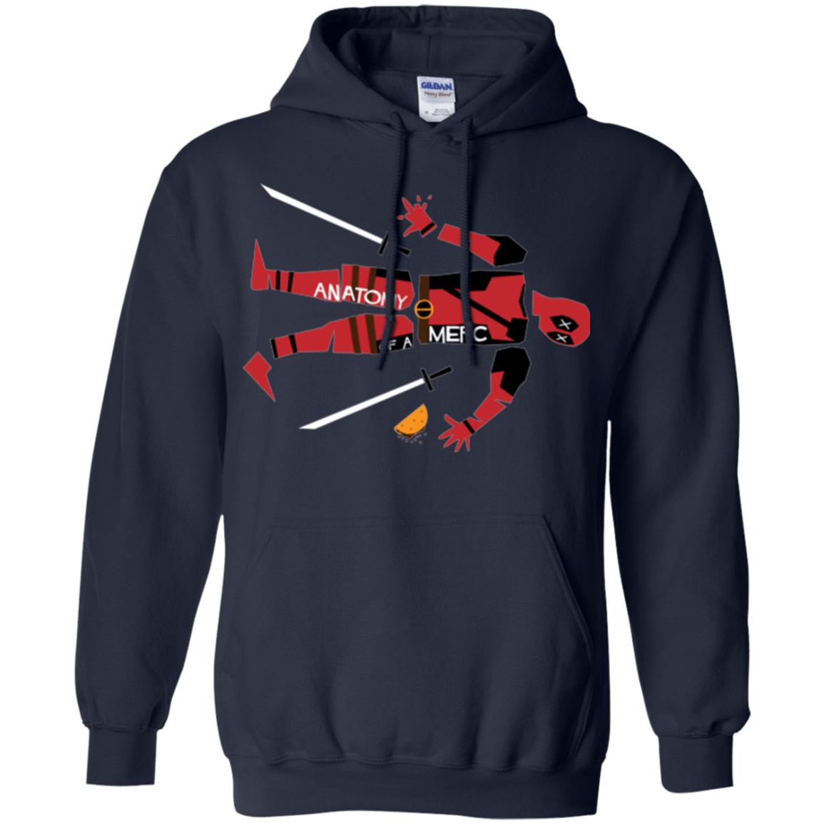 Sweatshirts Navy / Small Anatomy of A Merc Pullover Hoodie