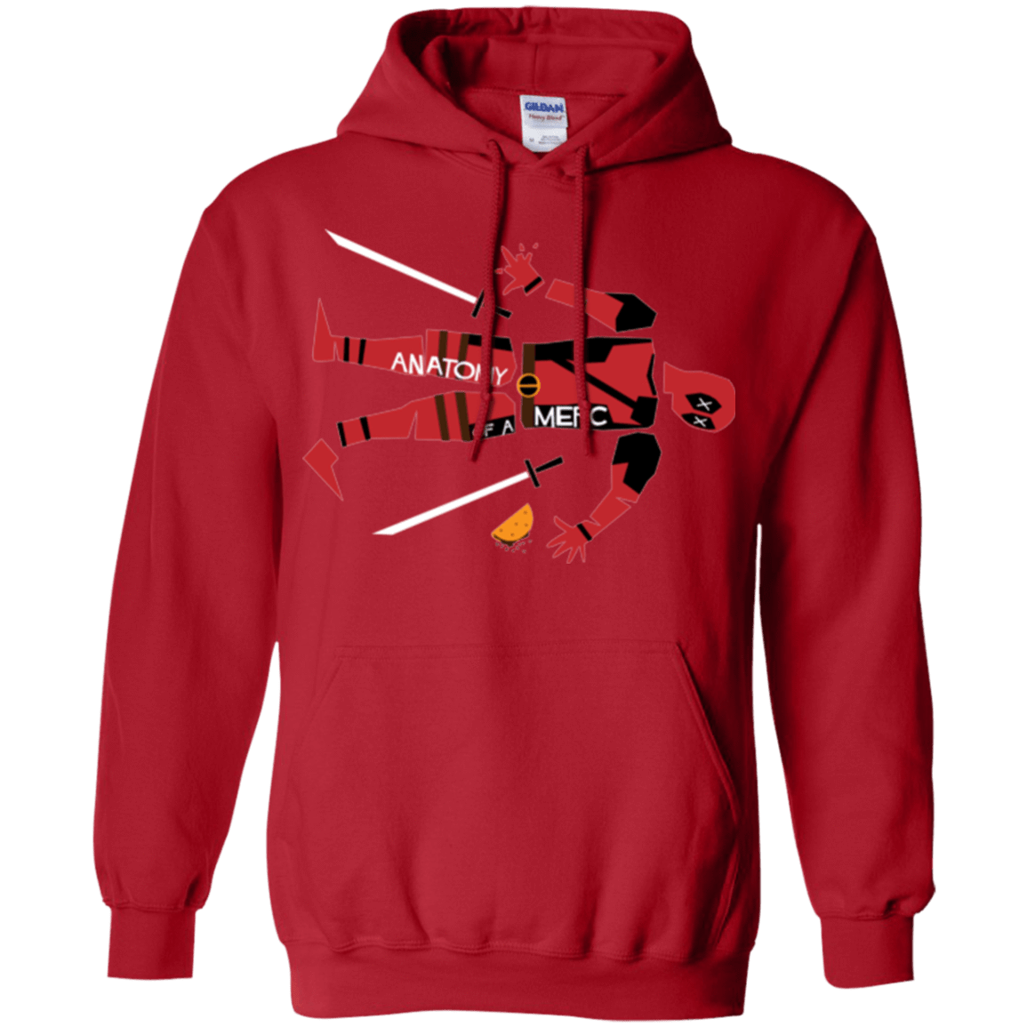 Sweatshirts Red / Small Anatomy of A Merc Pullover Hoodie