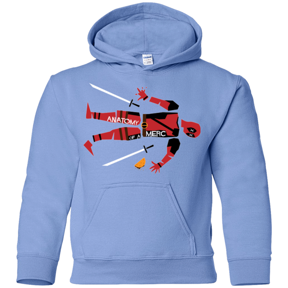 Sweatshirts Carolina Blue / YS Anatomy of A Merc Youth Hoodie