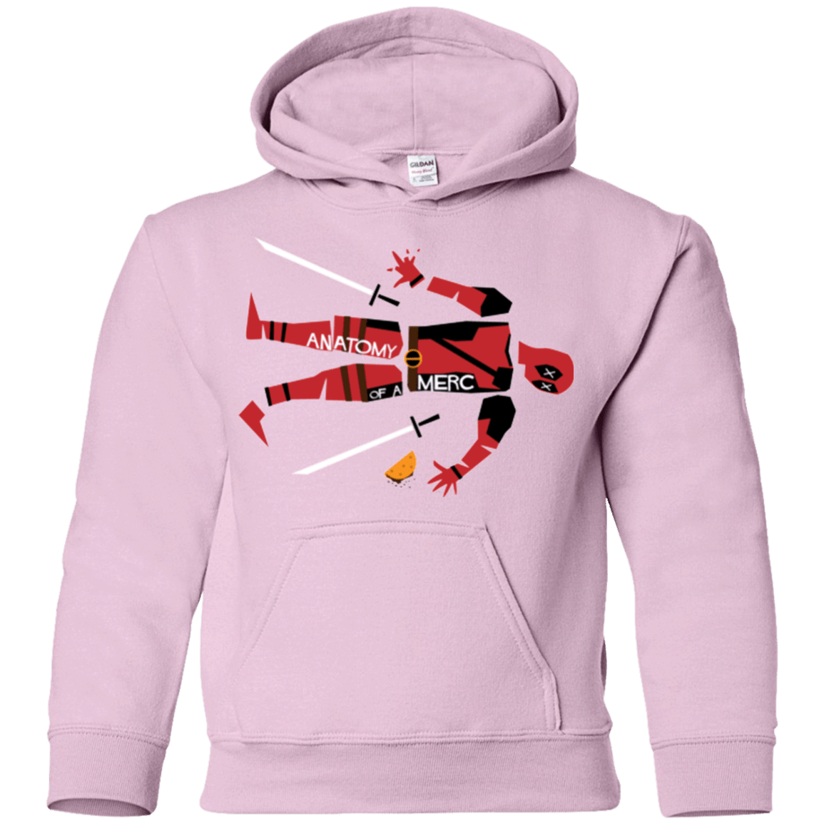 Sweatshirts Light Pink / YS Anatomy of A Merc Youth Hoodie