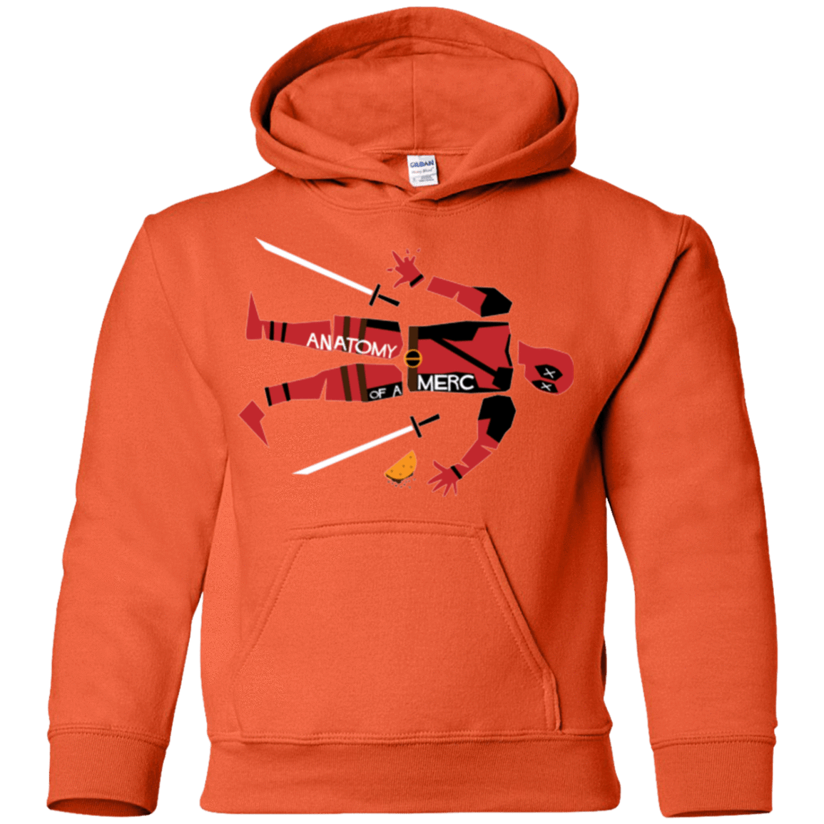 Sweatshirts Orange / YS Anatomy of A Merc Youth Hoodie