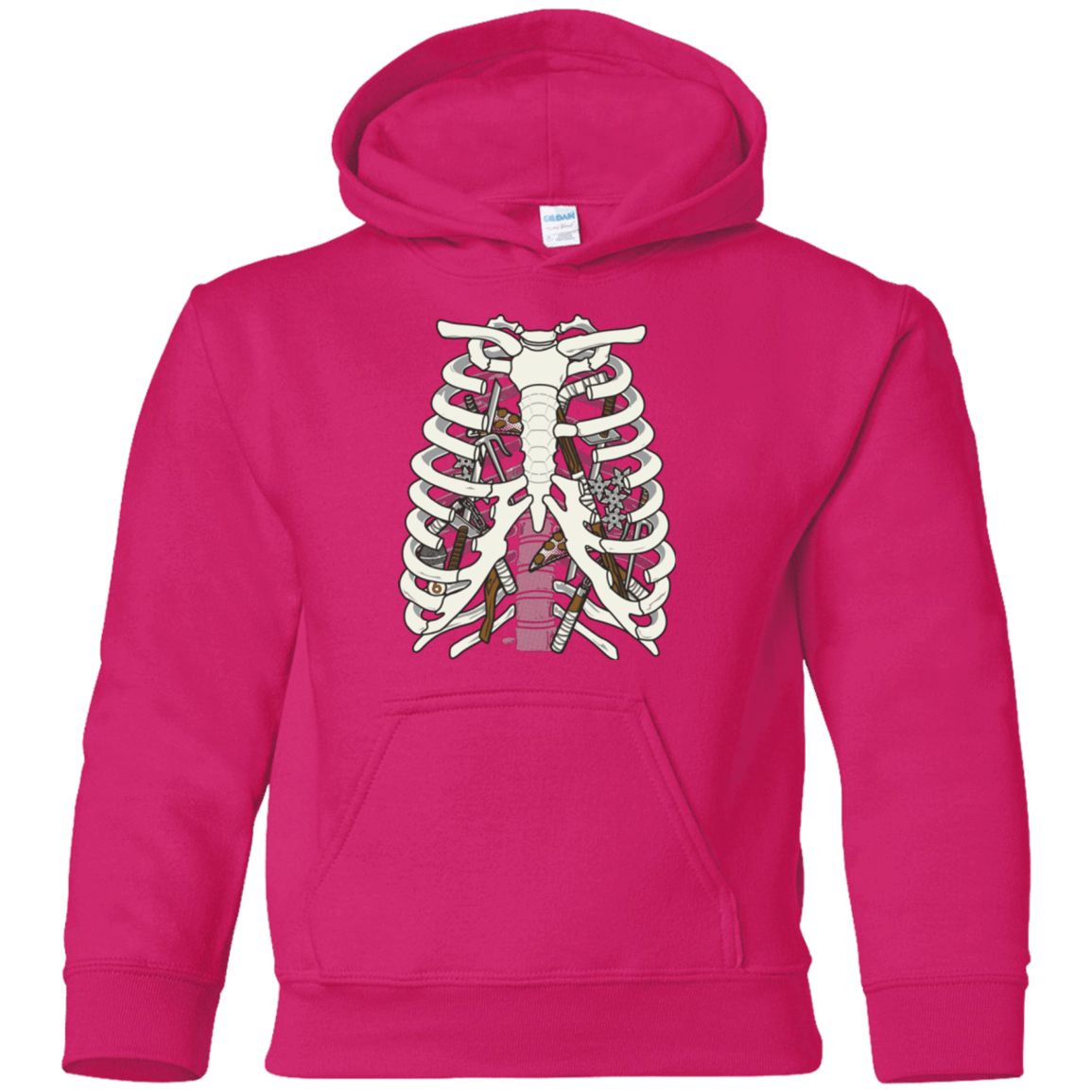 Sweatshirts Heliconia / YS Anatomy of a Ninja Turtle Youth Hoodie