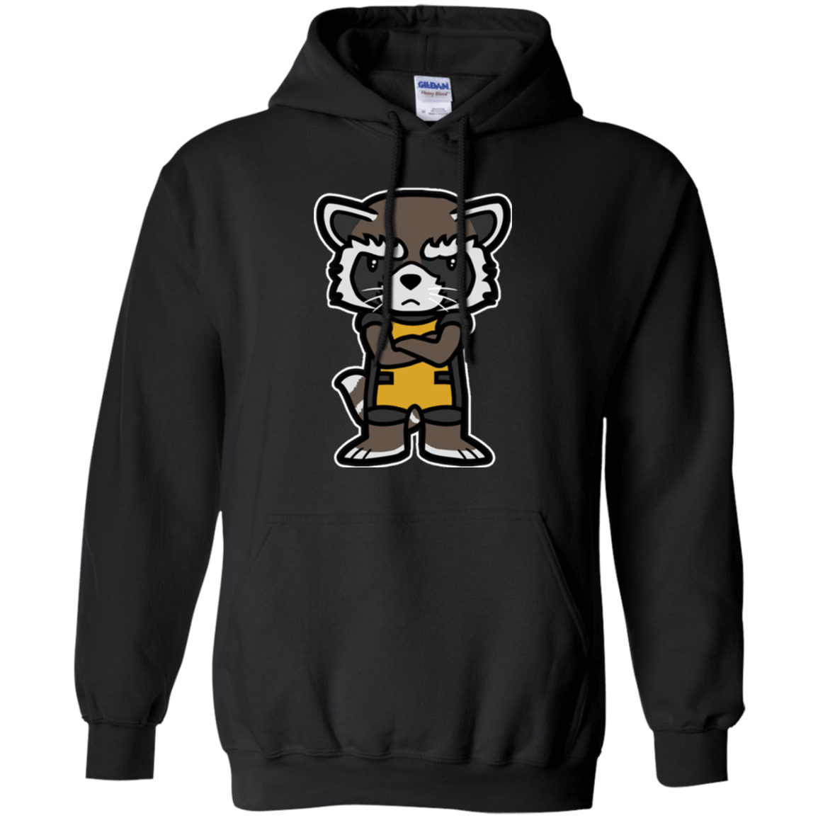 Sweatshirts Black / Small Angry Racoon Pullover Hoodie