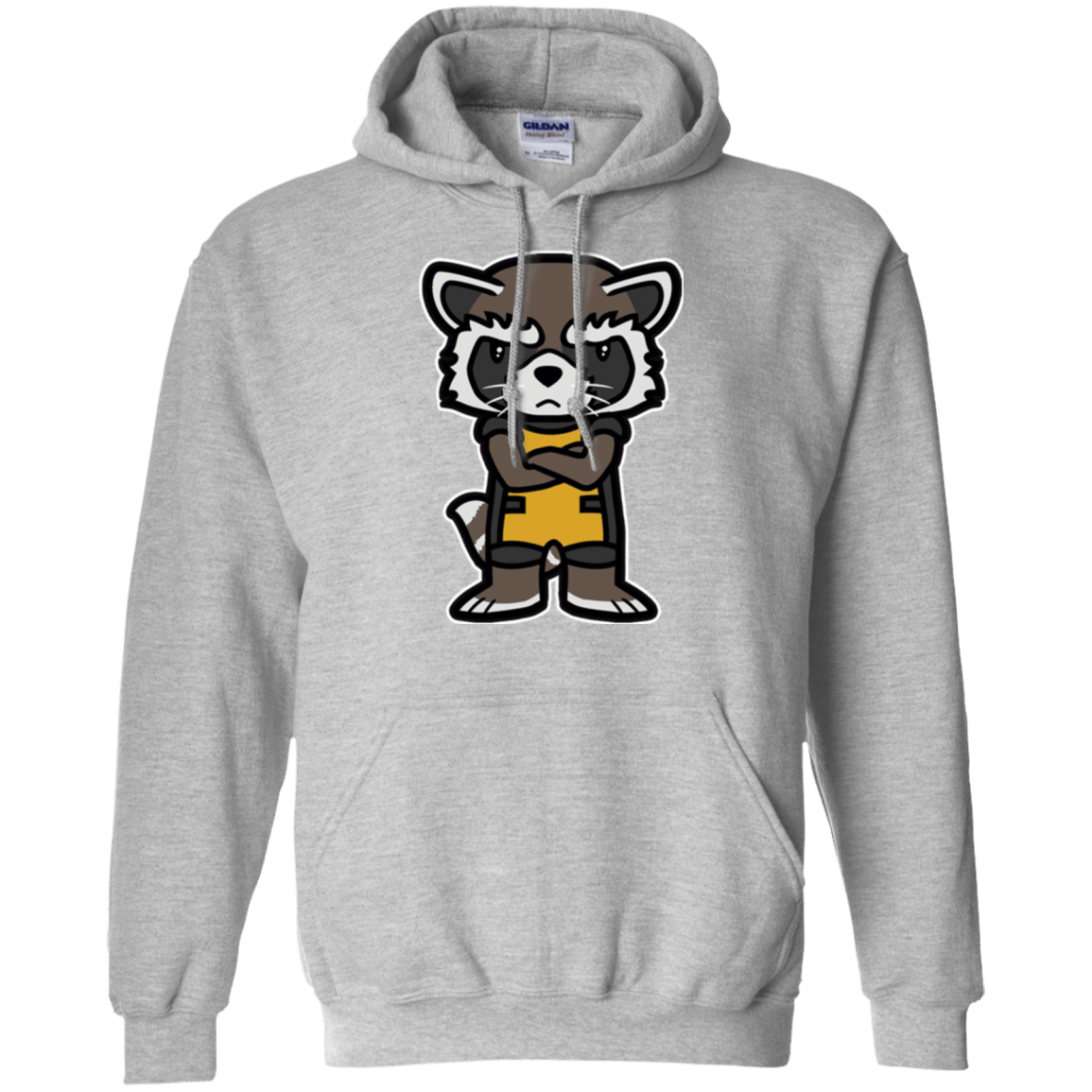 Sweatshirts Sport Grey / Small Angry Racoon Pullover Hoodie