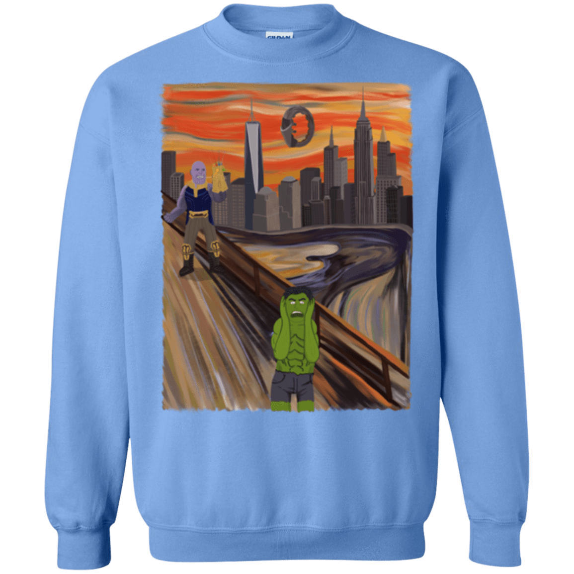 Angry Scream Crewneck Sweatshirt