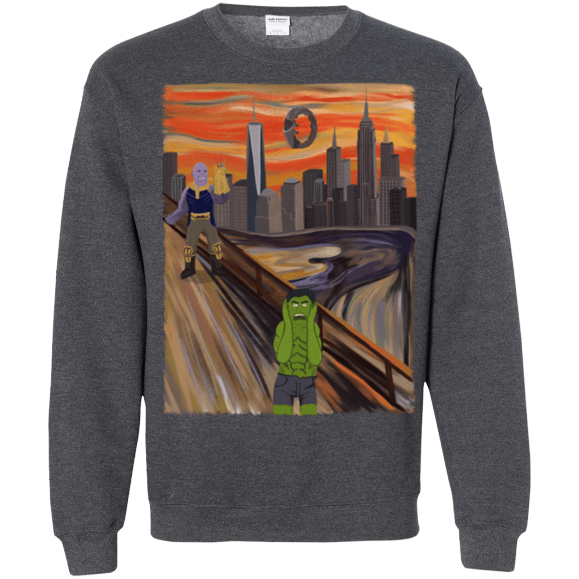 Angry Scream Crewneck Sweatshirt