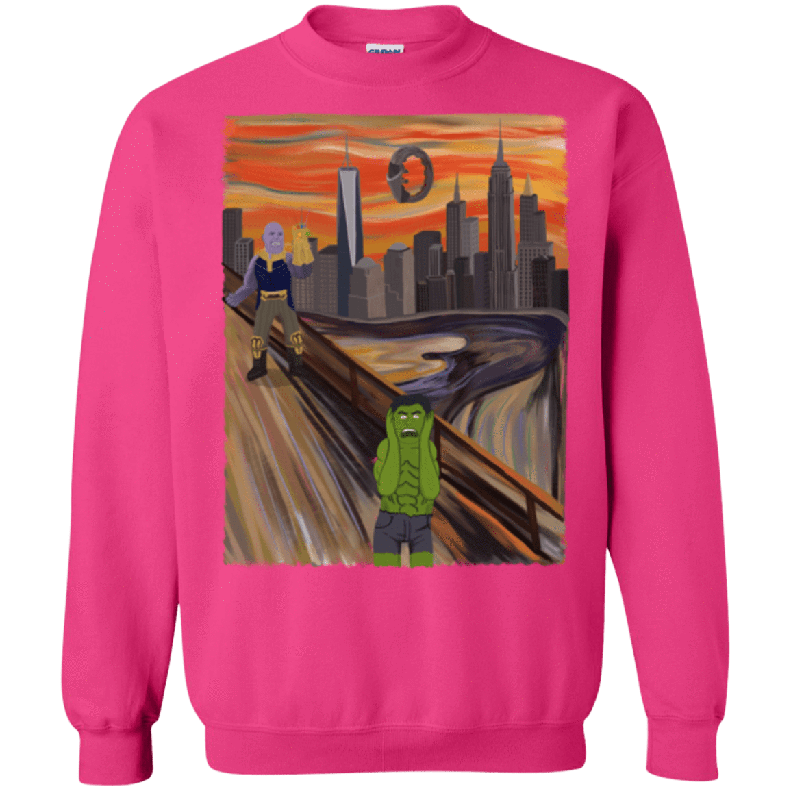 Angry Scream Crewneck Sweatshirt