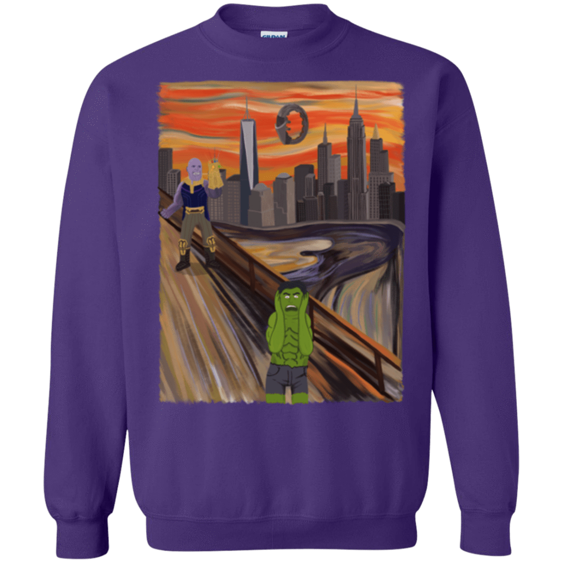 Angry Scream Crewneck Sweatshirt