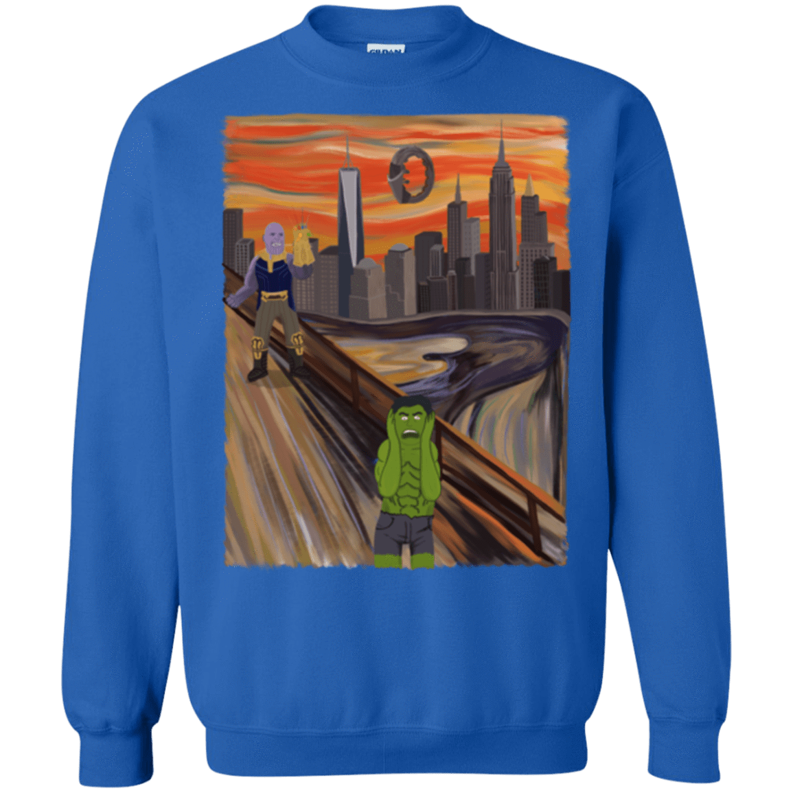 Angry Scream Crewneck Sweatshirt