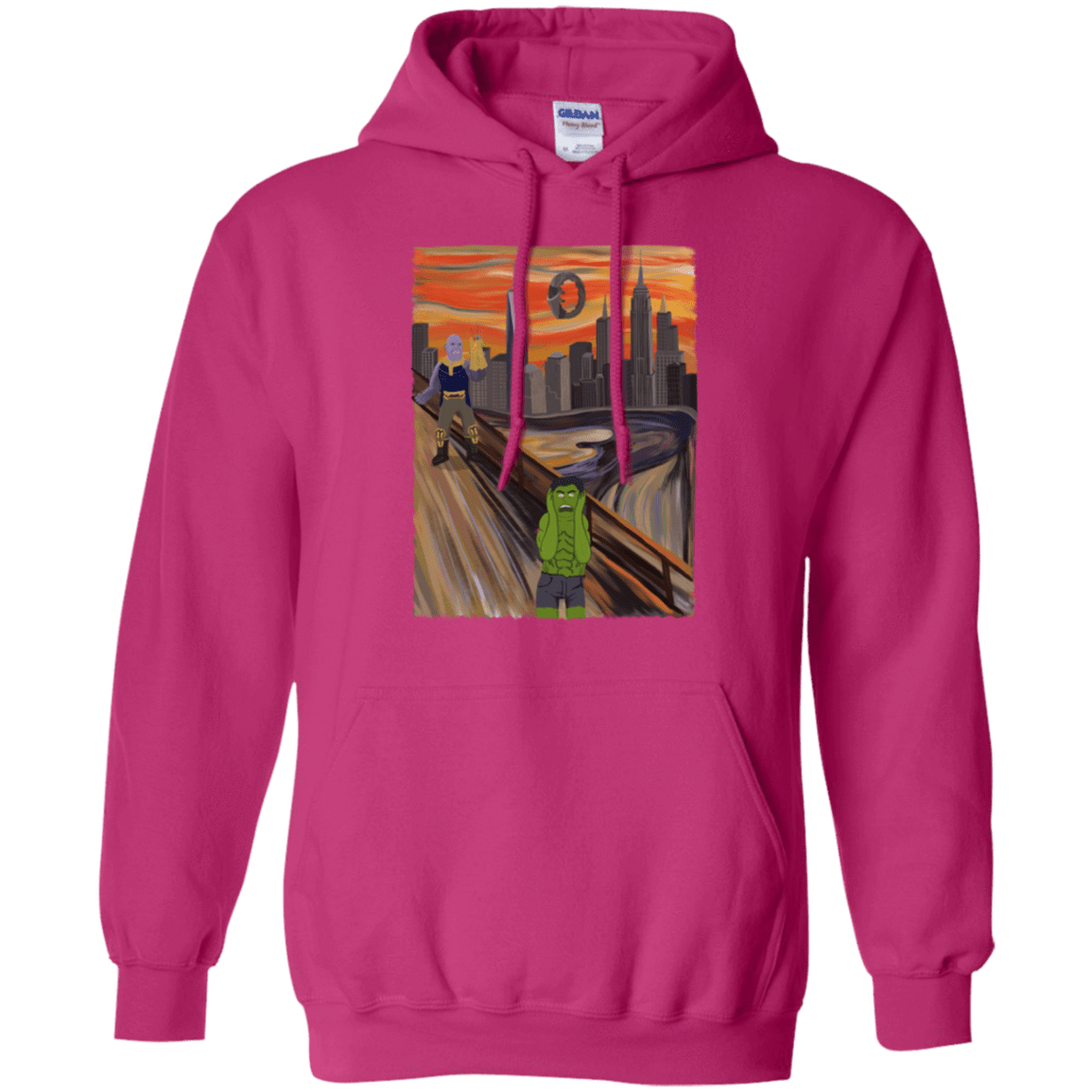 Sweatshirts Heliconia / S Angry Scream Pullover Hoodie