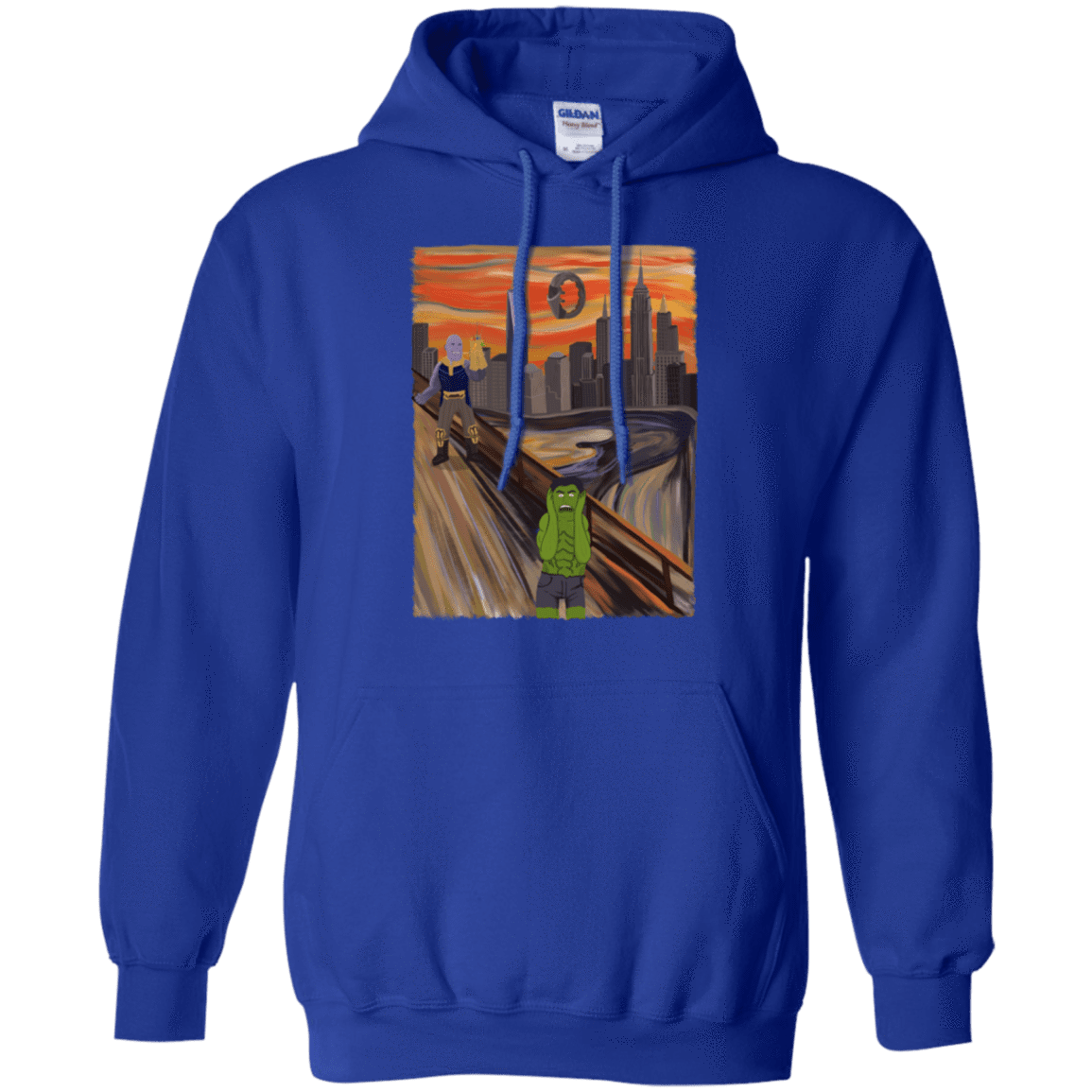 Sweatshirts Royal / S Angry Scream Pullover Hoodie