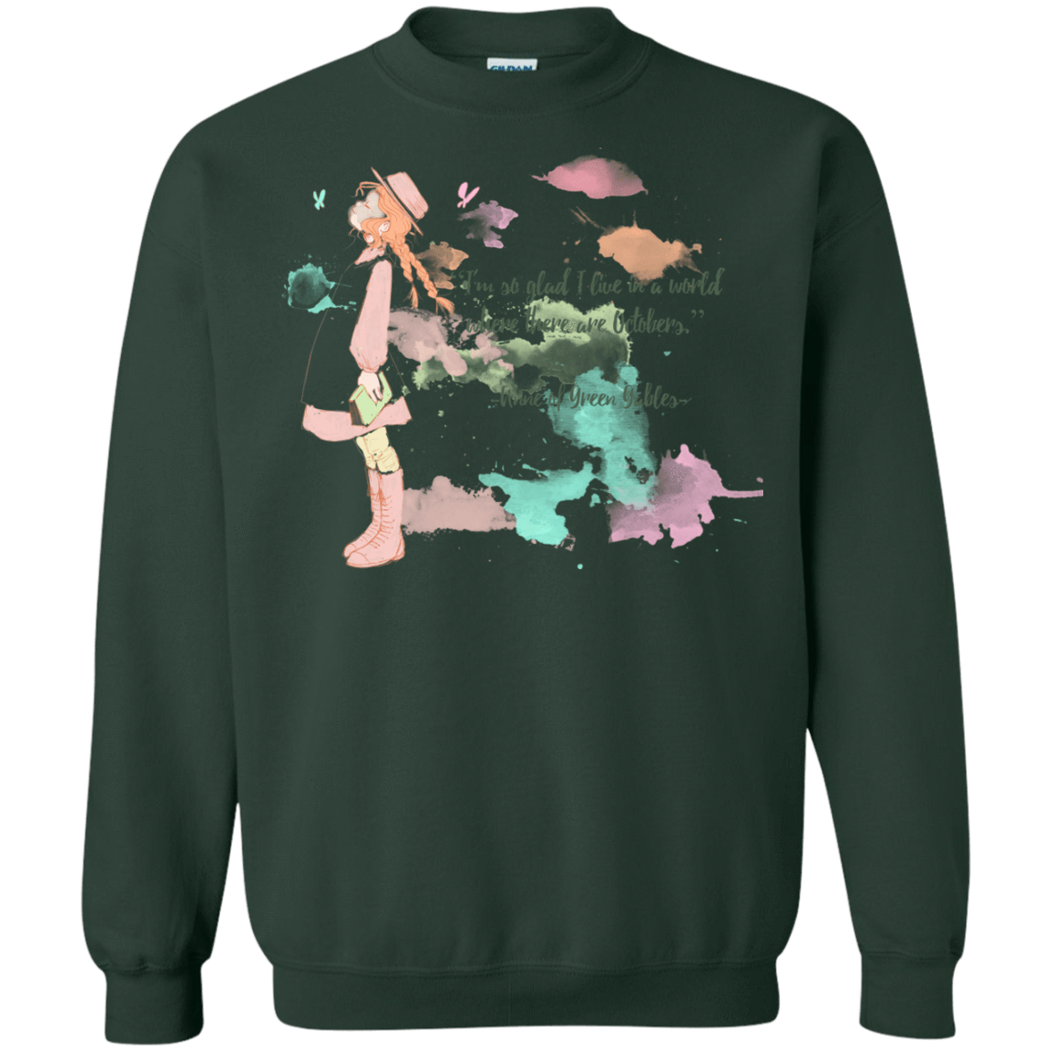 Sweatshirts Forest Green / Small Anne of Green Gables 2 Crewneck Sweatshirt