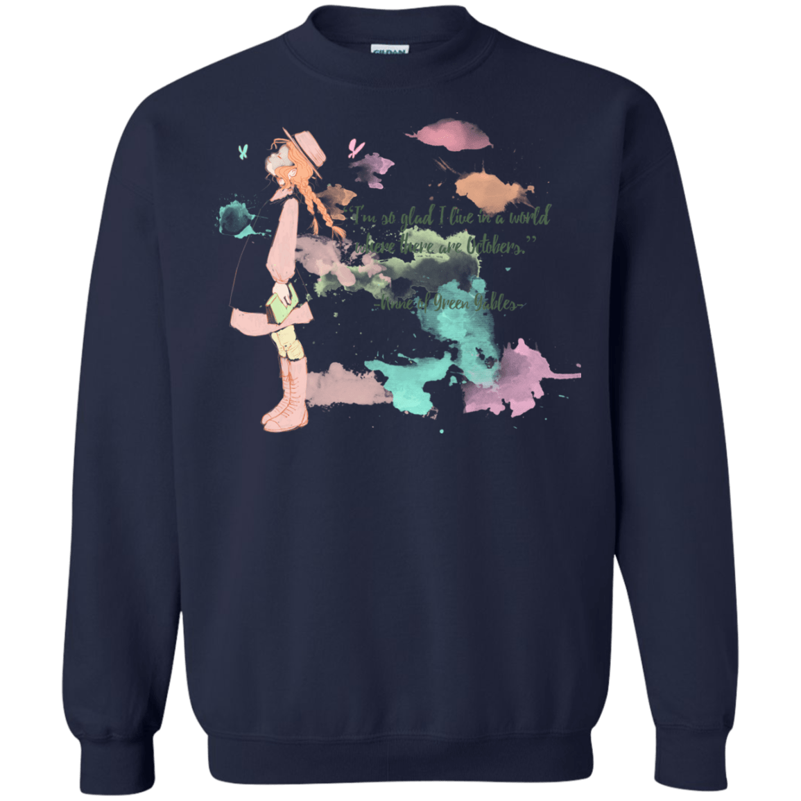 Sweatshirts Navy / Small Anne of Green Gables 2 Crewneck Sweatshirt