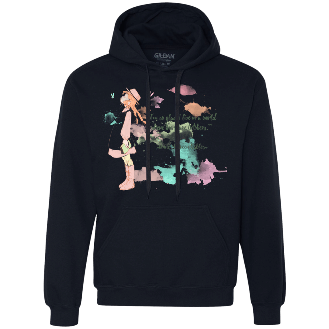 Sweatshirts Navy / Small Anne of Green Gables 2 Premium Fleece Hoodie