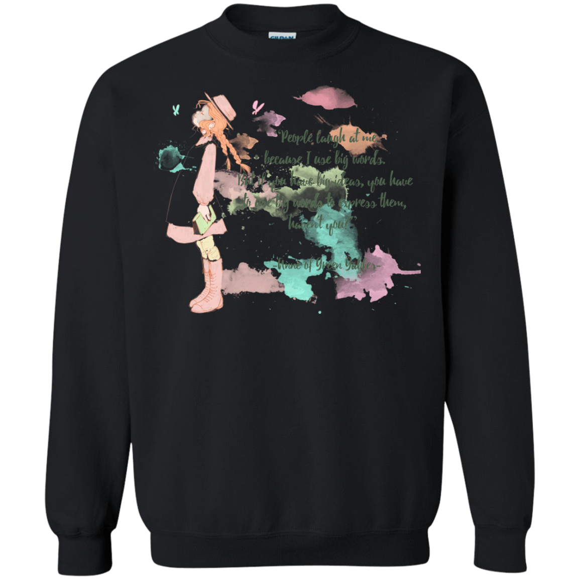 Sweatshirts Black / Small Anne of Green Gables 3 Crewneck Sweatshirt