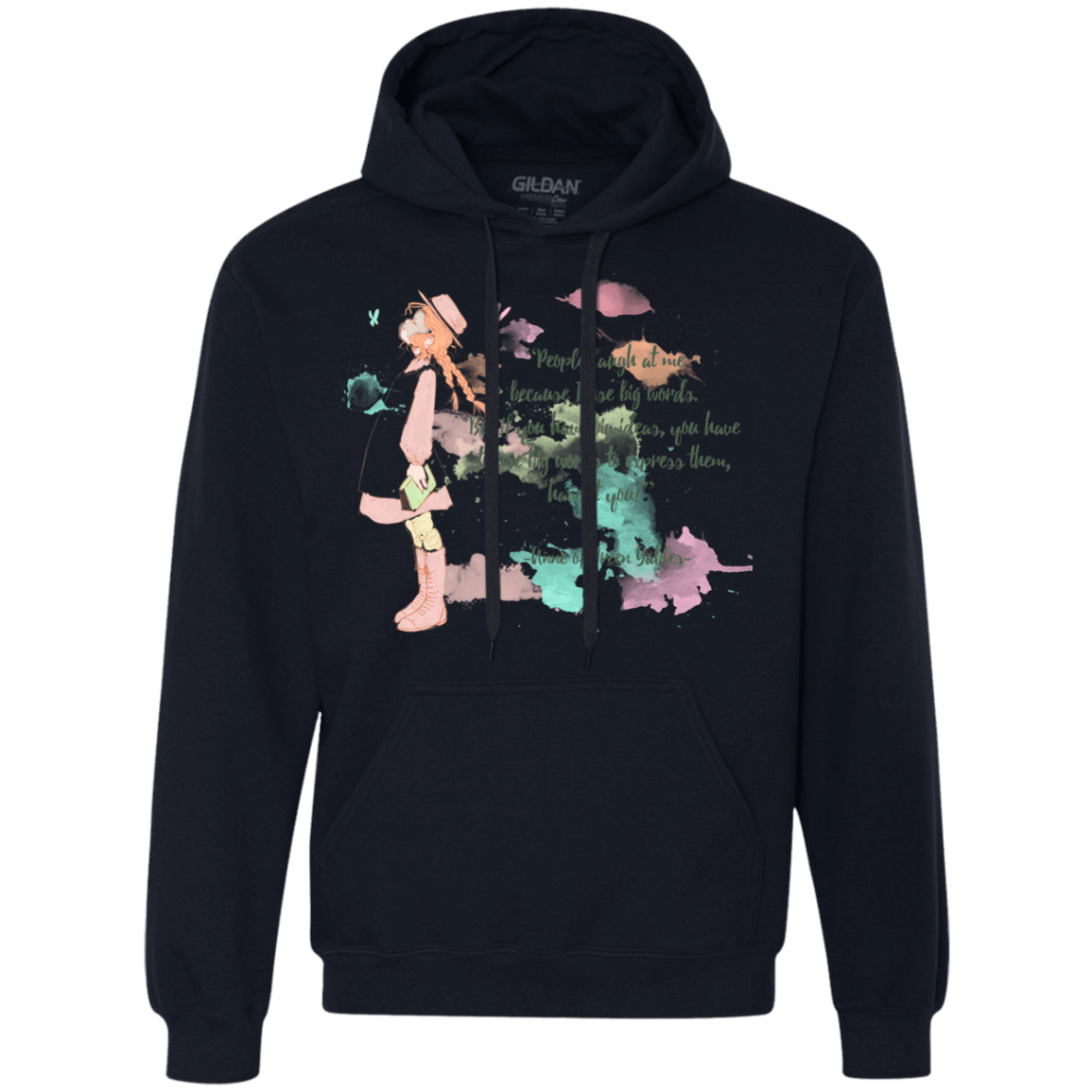 Sweatshirts Navy / Small Anne of Green Gables 3 Premium Fleece Hoodie