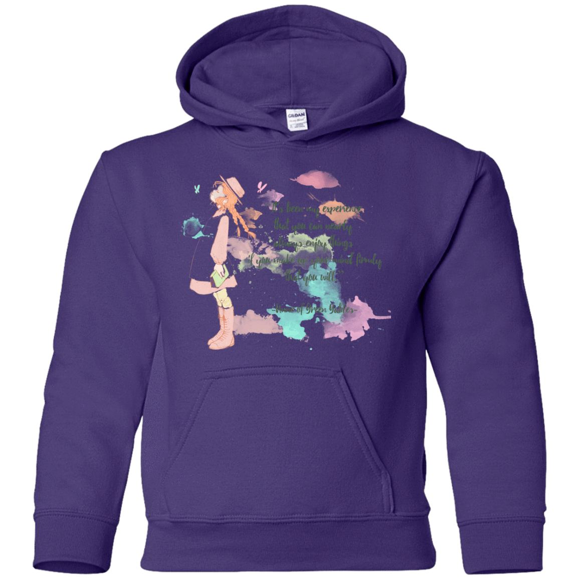 Sweatshirts Purple / YS Anne of Green Gables Youth Hoodie