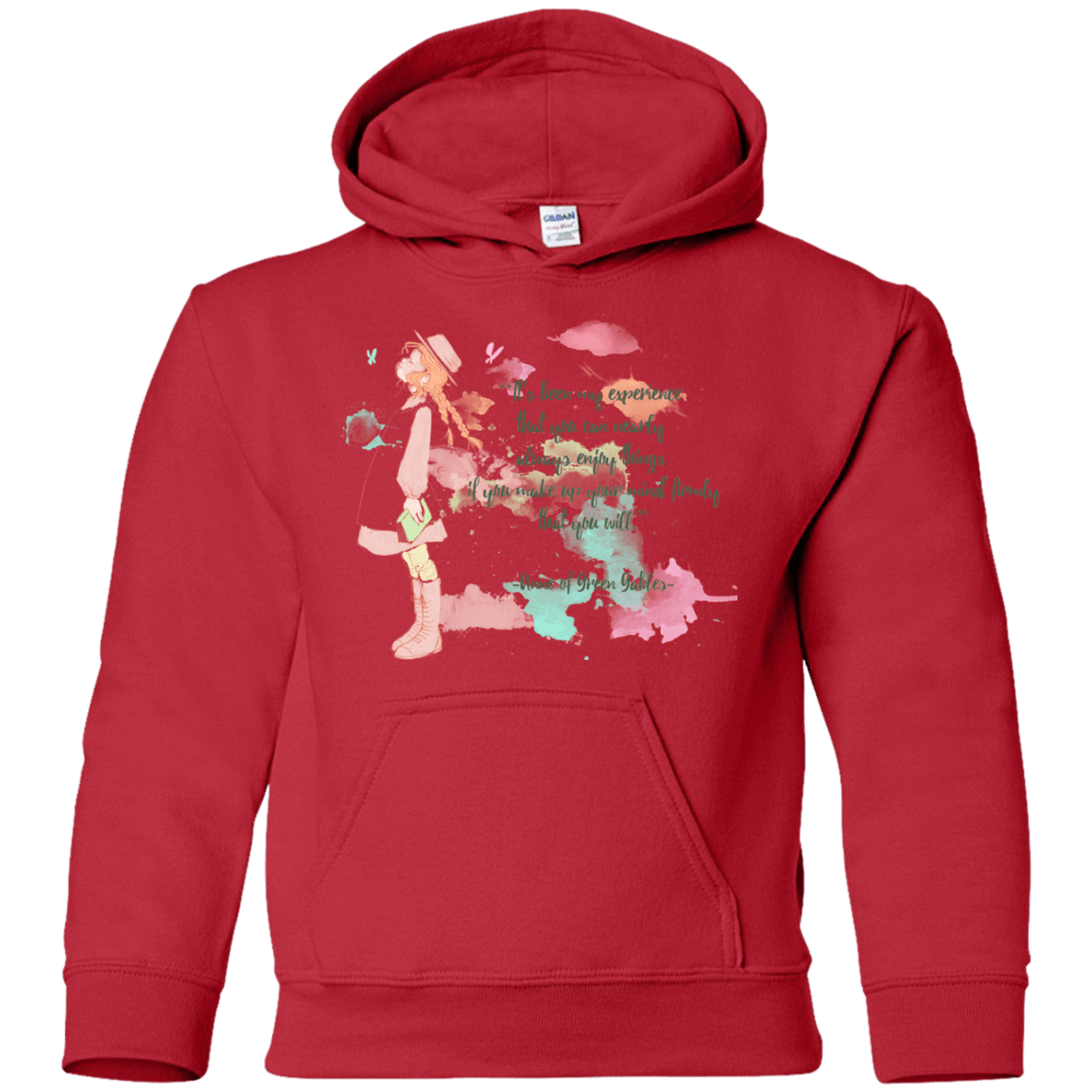 Sweatshirts Red / YS Anne of Green Gables Youth Hoodie