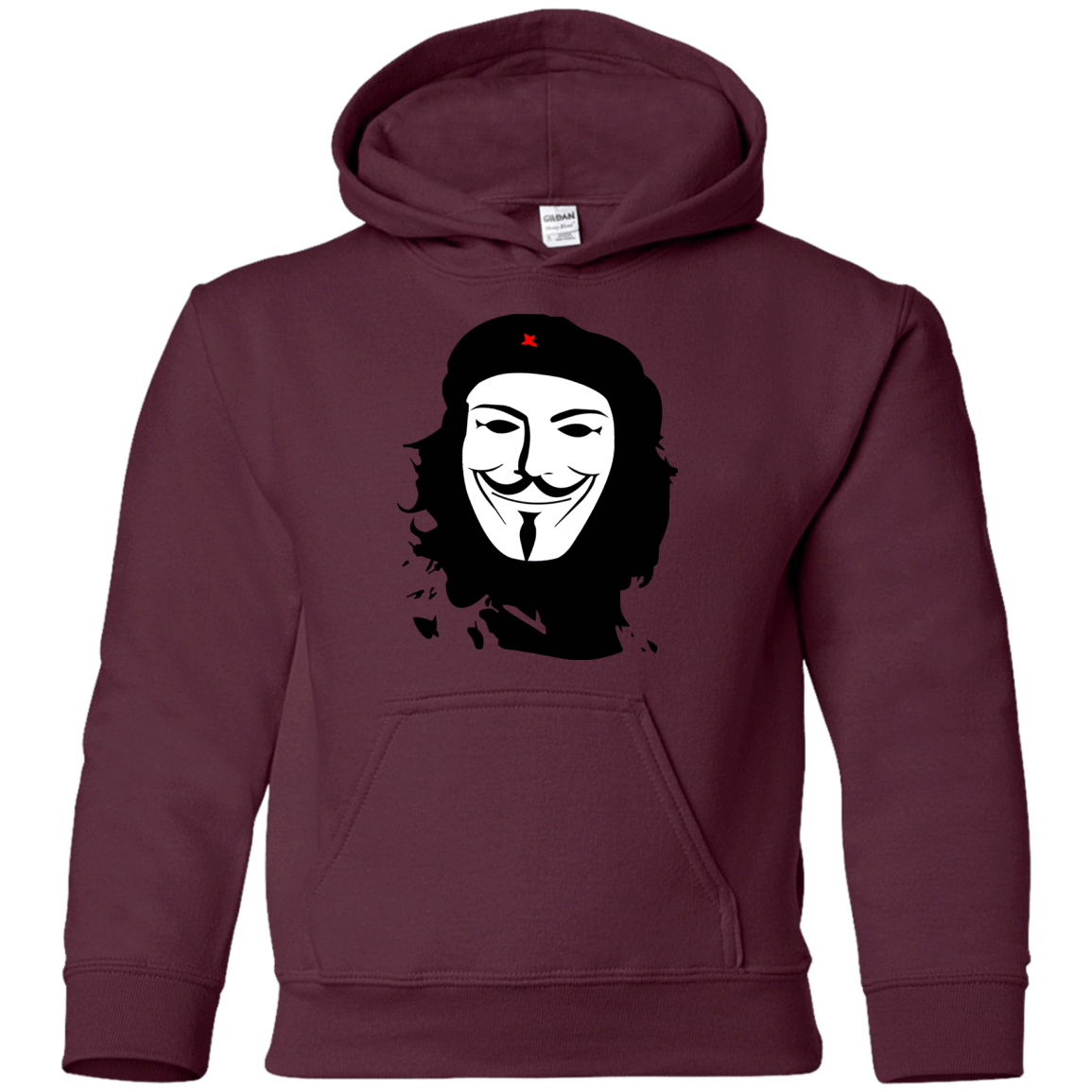 Sweatshirts Maroon / YS Anonymous Guevara Youth Hoodie