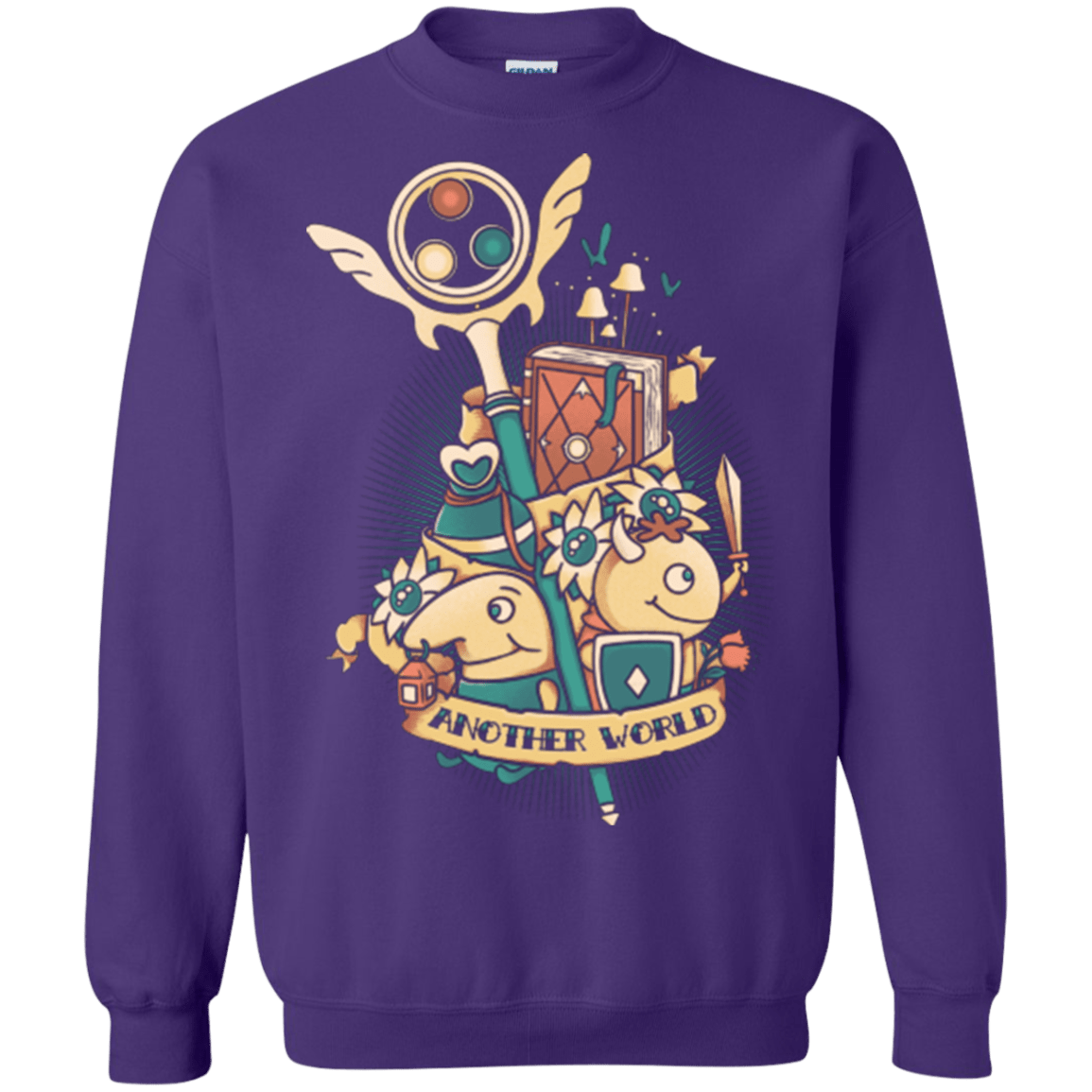 Sweatshirts Purple / Small Another world Crewneck Sweatshirt