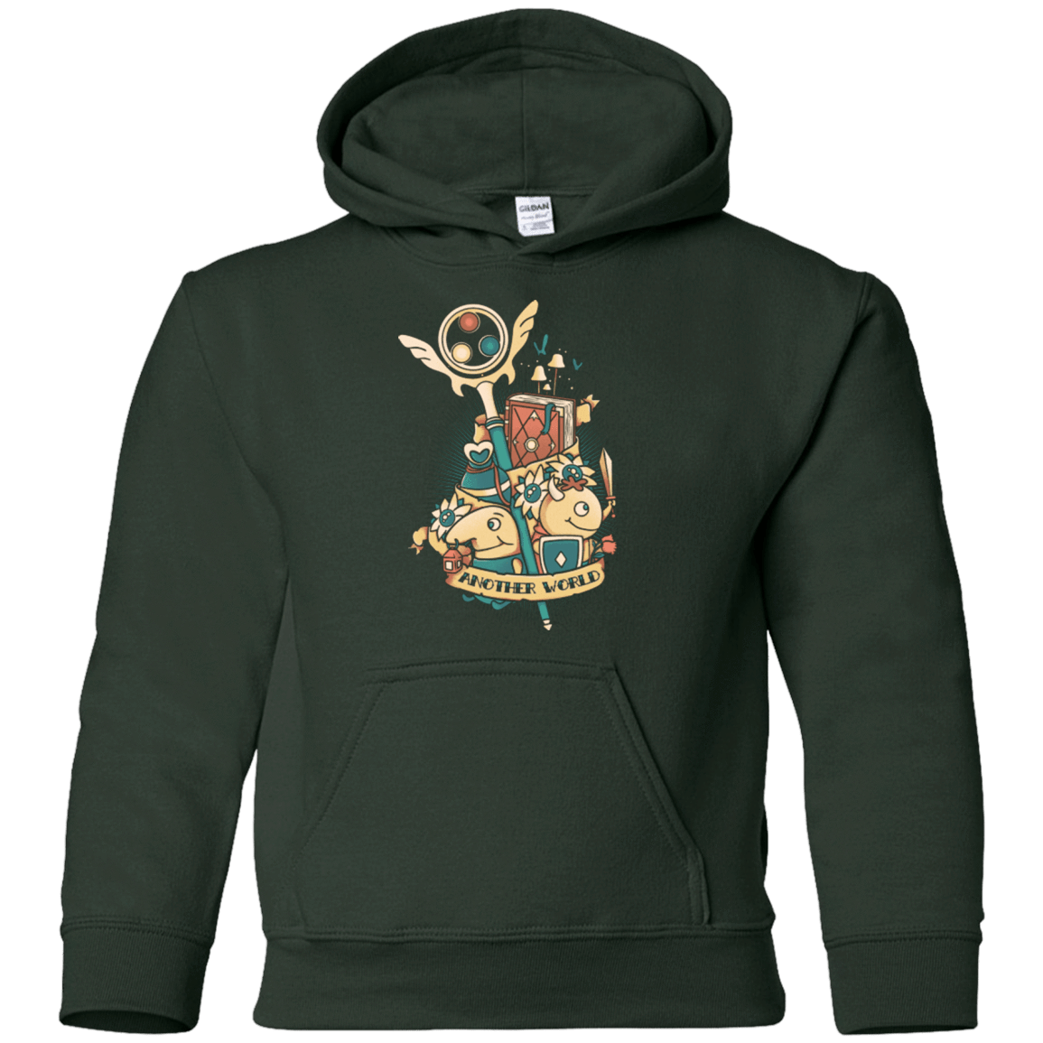 Sweatshirts Forest Green / YS Another world Youth Hoodie
