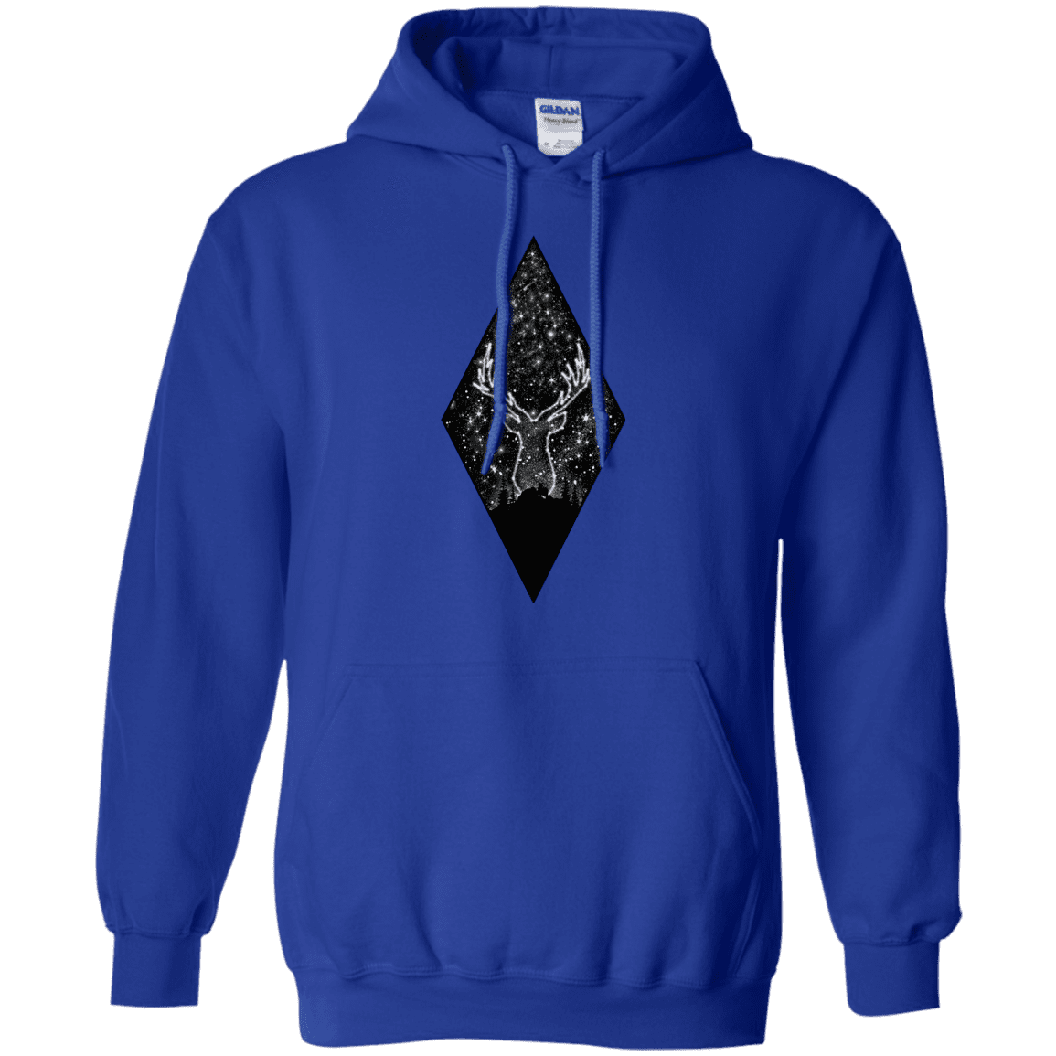 Sweatshirts Royal / S Antler Stars Pullover Hoodie