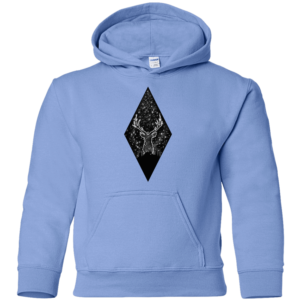 Sweatshirts Carolina Blue / YS Antler Stars Youth Hoodie