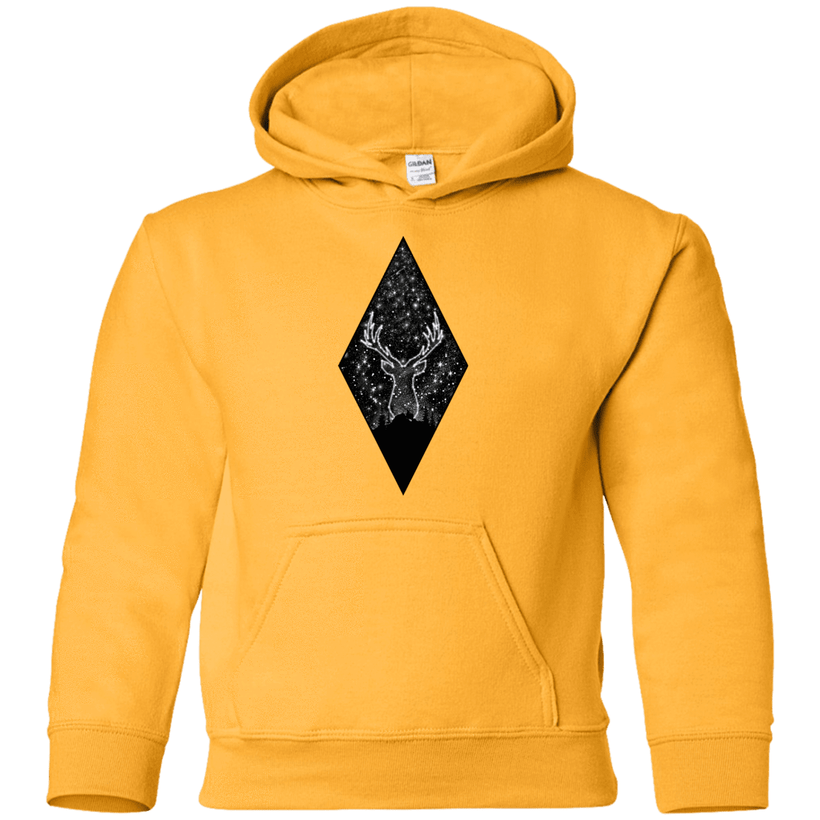 Sweatshirts Gold / YS Antler Stars Youth Hoodie