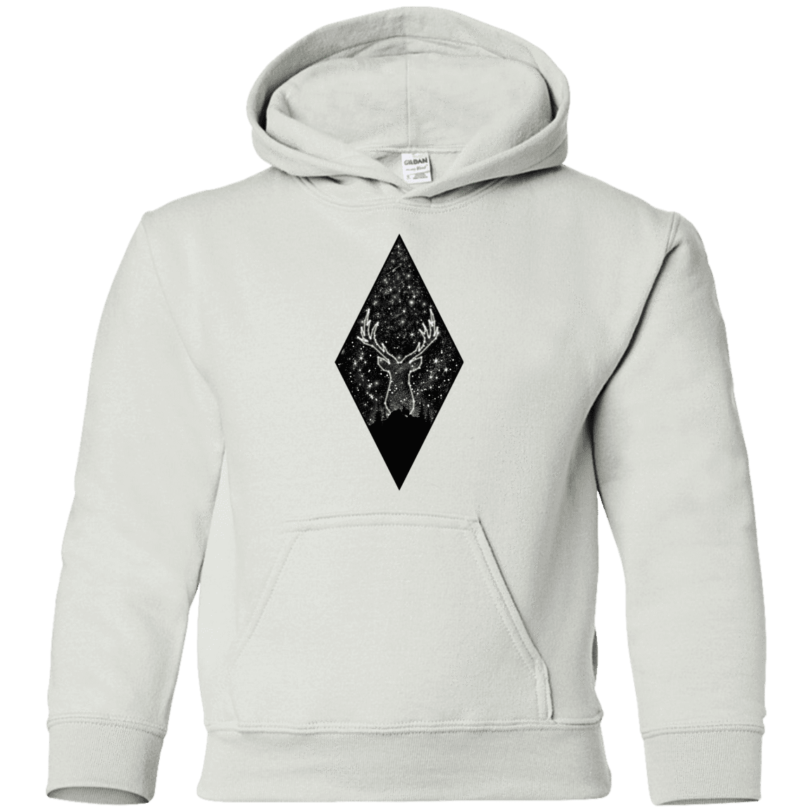 Sweatshirts White / YS Antler Stars Youth Hoodie