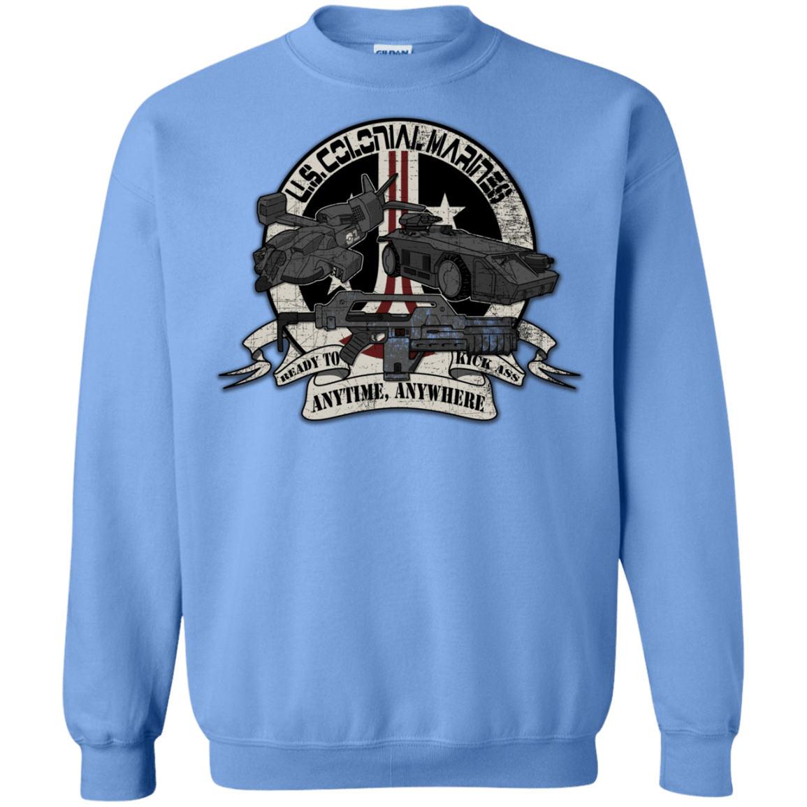 Sweatshirts Carolina Blue / Small Anytime Anywhere Crewneck Sweatshirt