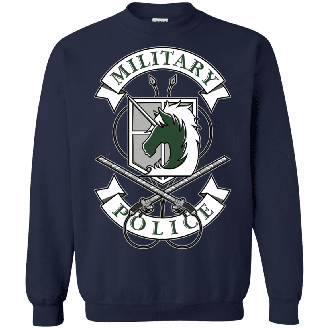 Sweatshirts Navy / S AoT Military Police Crewneck Sweatshirt