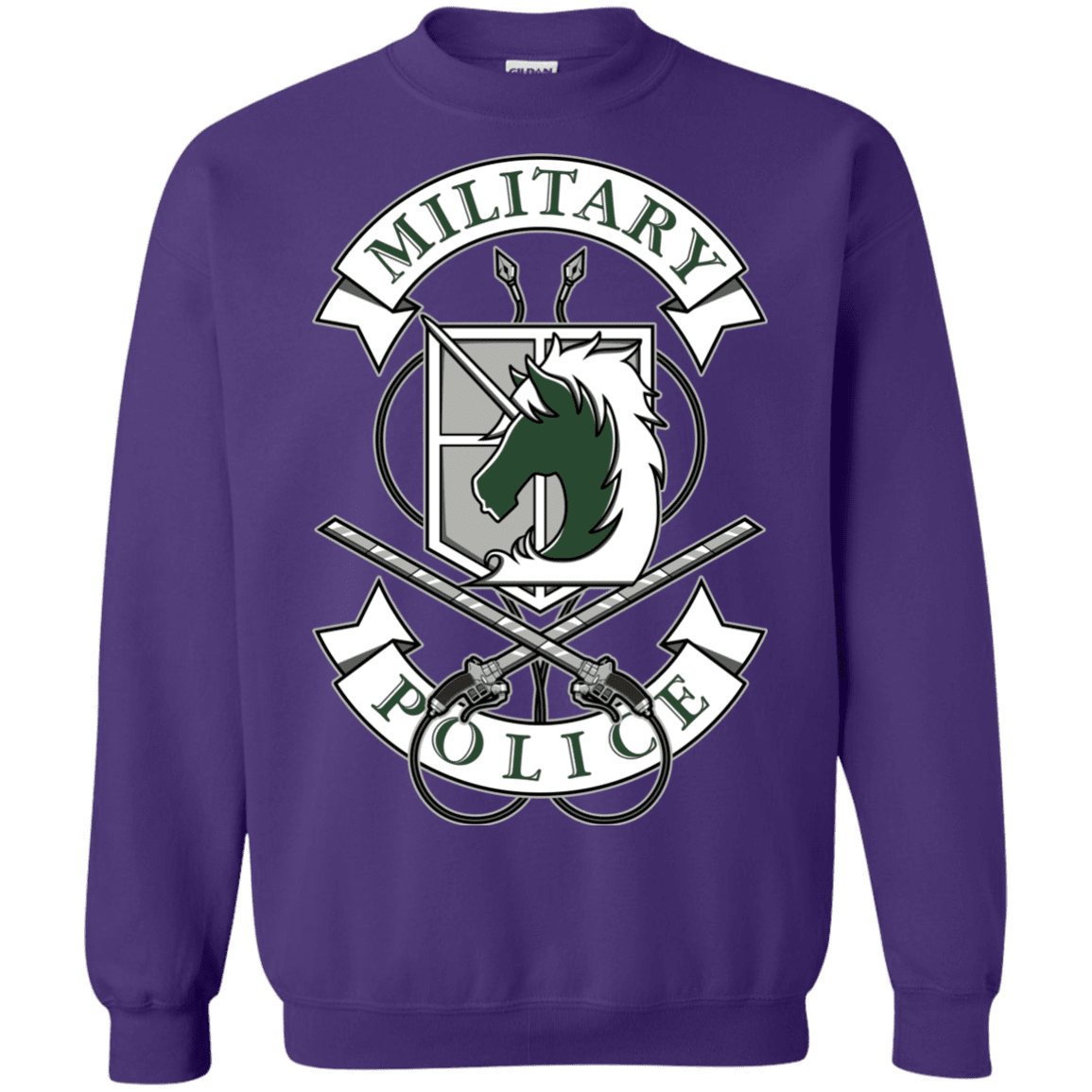 Sweatshirts Purple / S AoT Military Police Crewneck Sweatshirt