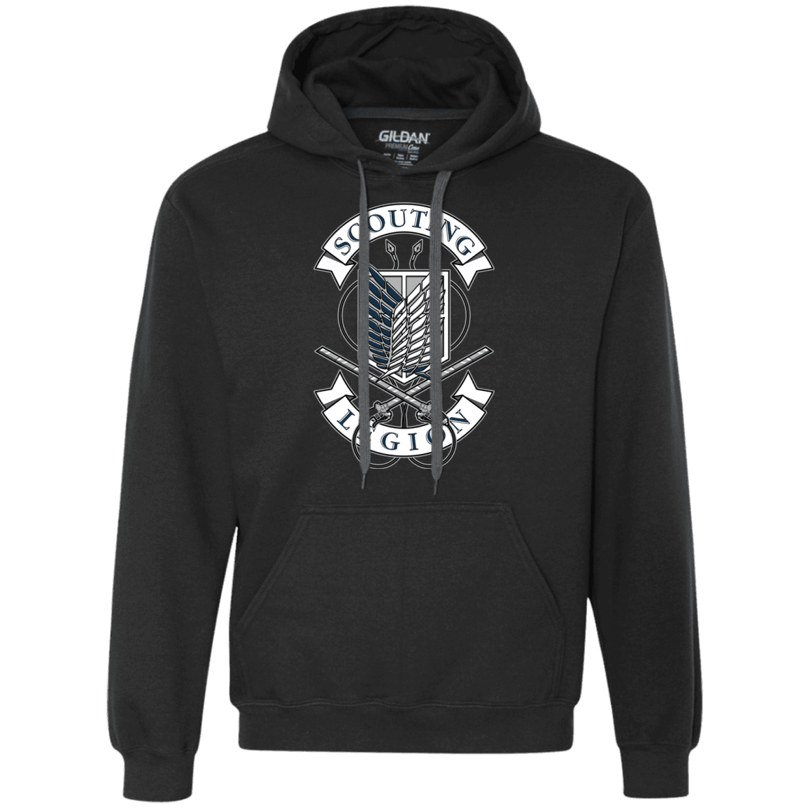 Sweatshirts Black / S AoT Scouting Legion Premium Fleece Hoodie
