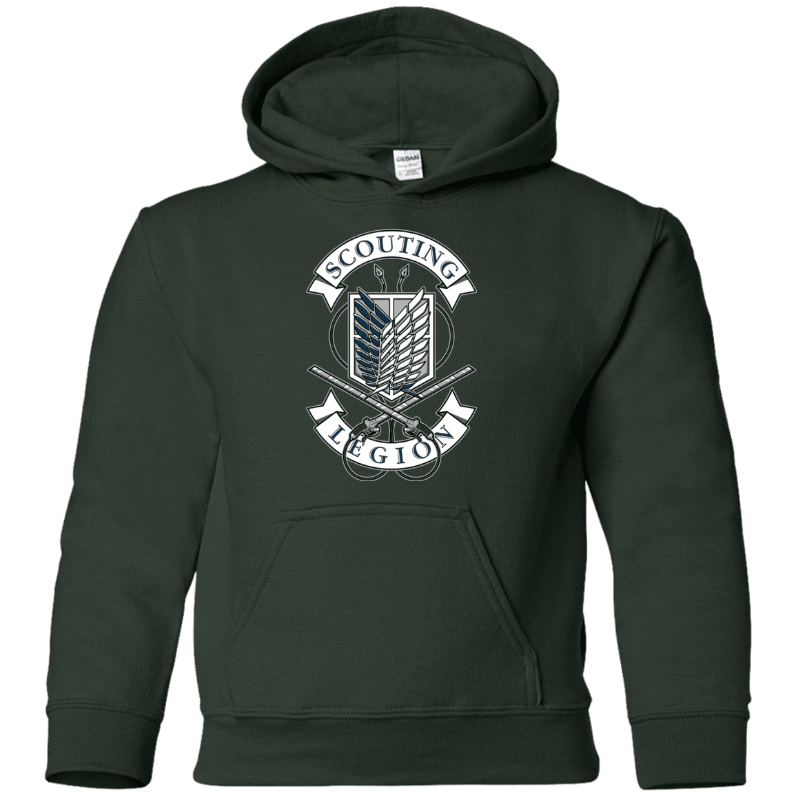 Sweatshirts Forest Green / YS AoT Scouting Legion Youth Hoodie
