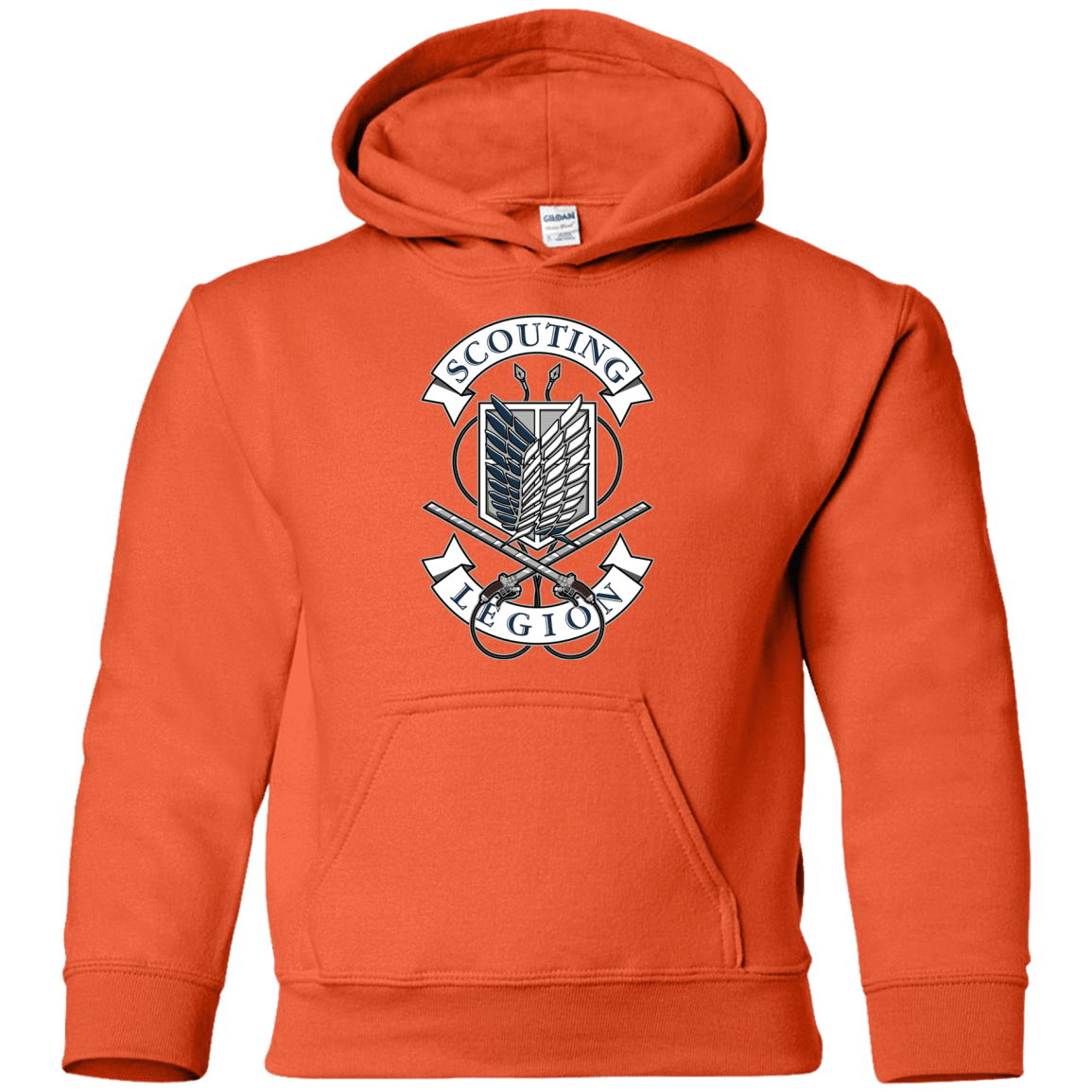 Sweatshirts Orange / YS AoT Scouting Legion Youth Hoodie