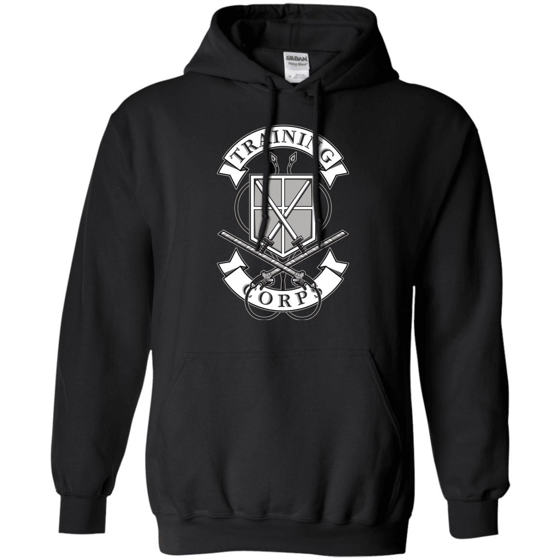 Sweatshirts Black / S AoT Training Corps Pullover Hoodie