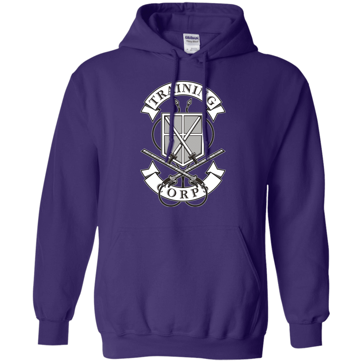 Sweatshirts Purple / S AoT Training Corps Pullover Hoodie