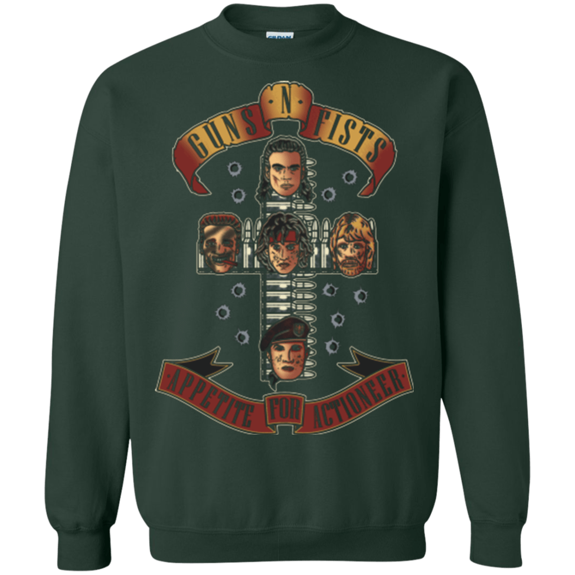 Sweatshirts Forest Green / Small Appetite for Actioneer Crewneck Sweatshirt