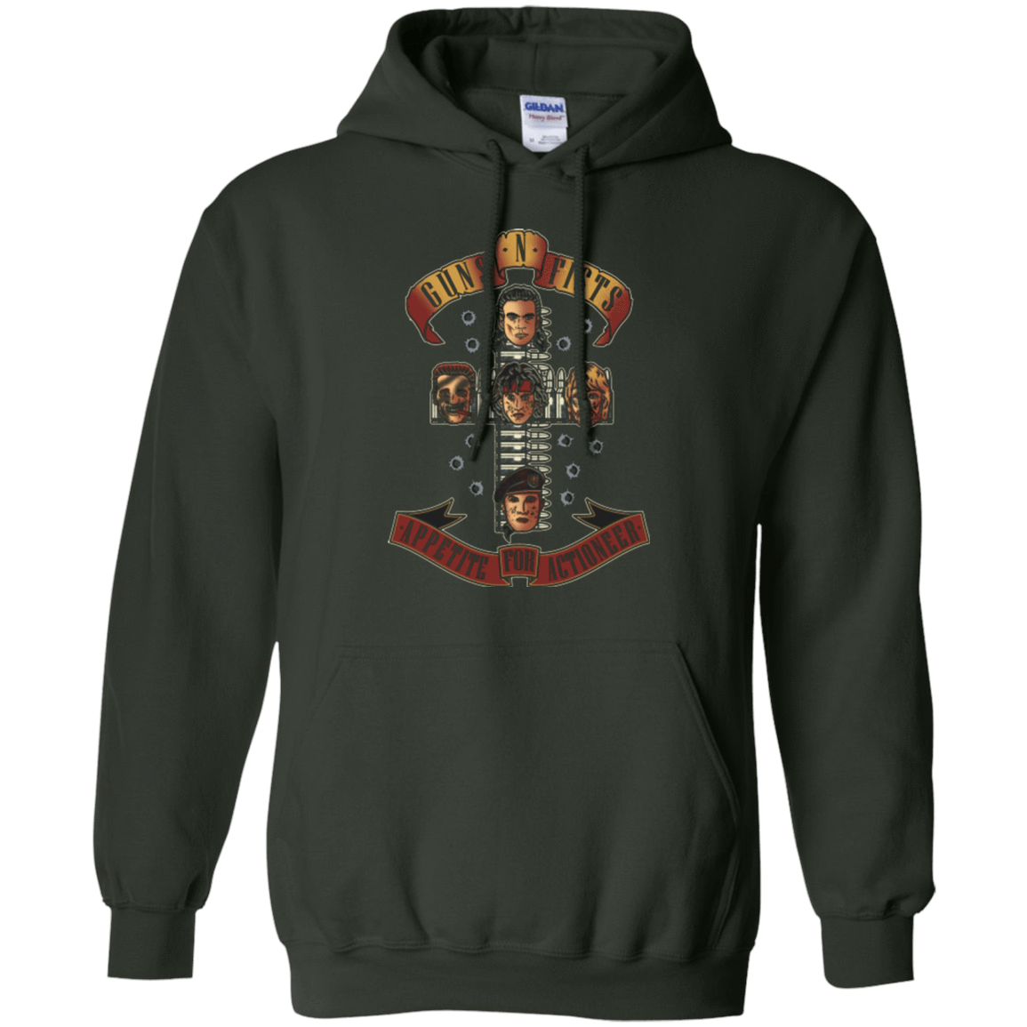 Sweatshirts Forest Green / Small Appetite for Actioneer Pullover Hoodie