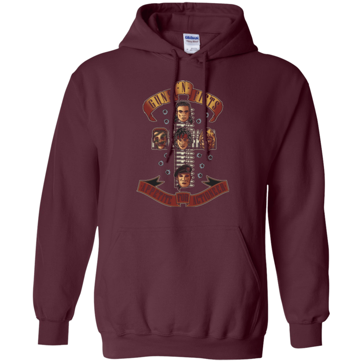 Sweatshirts Maroon / Small Appetite for Actioneer Pullover Hoodie