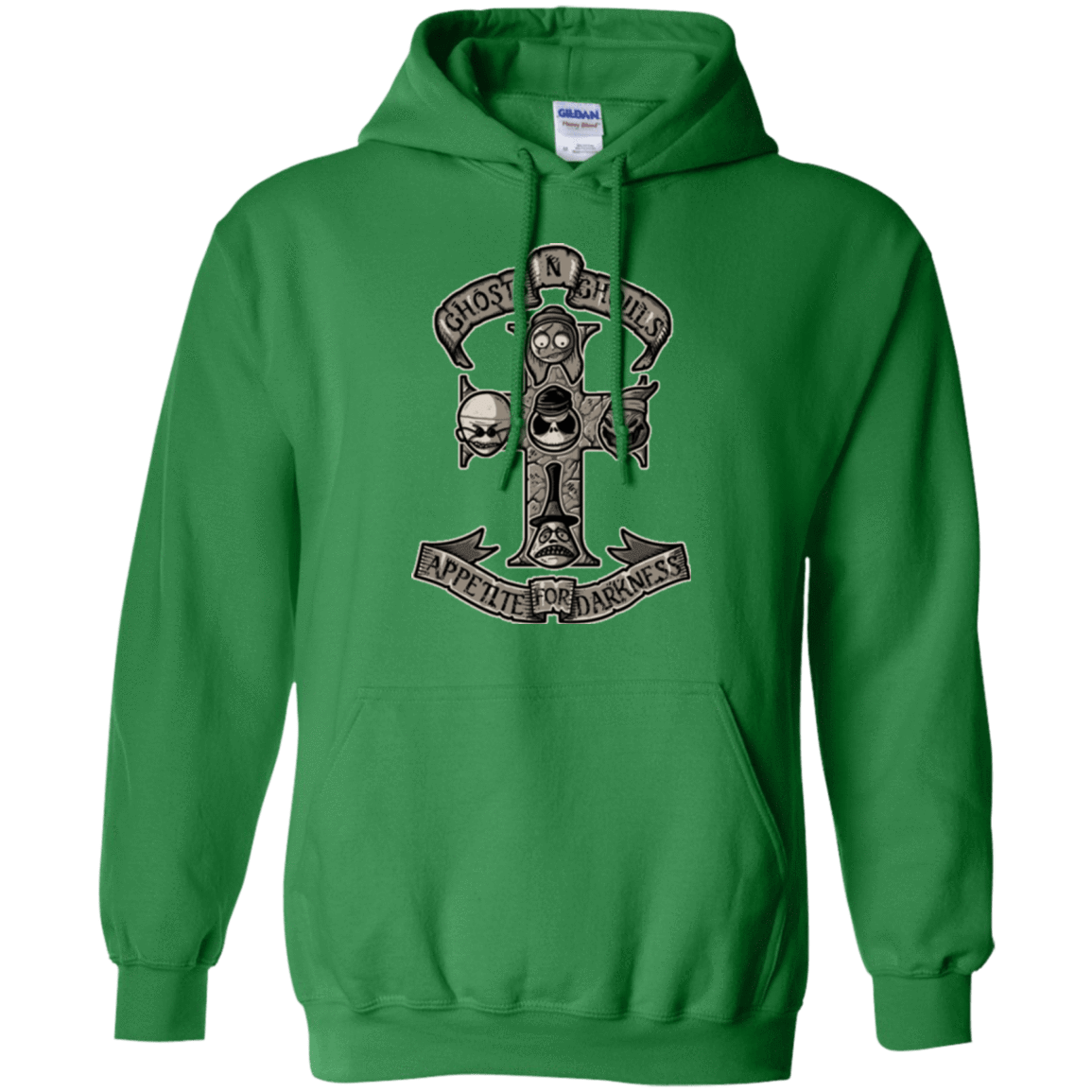 Sweatshirts Irish Green / Small APPETITE FOR DARKNESS Pullover Hoodie