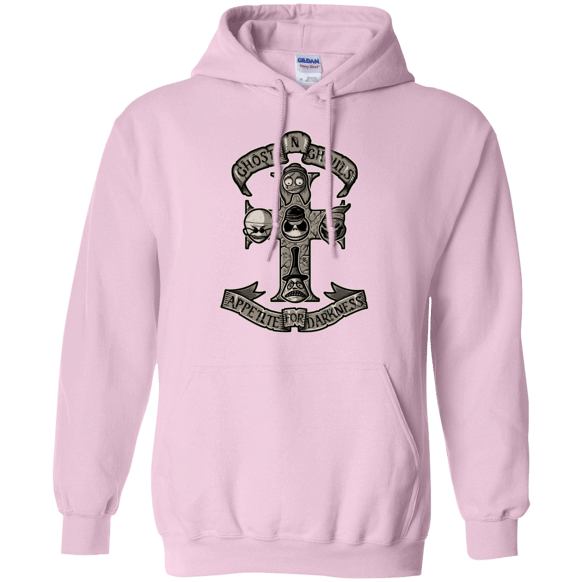 Sweatshirts Light Pink / Small APPETITE FOR DARKNESS Pullover Hoodie