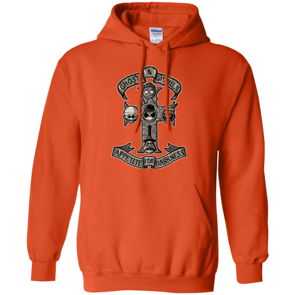 Sweatshirts Orange / Small APPETITE FOR DARKNESS Pullover Hoodie