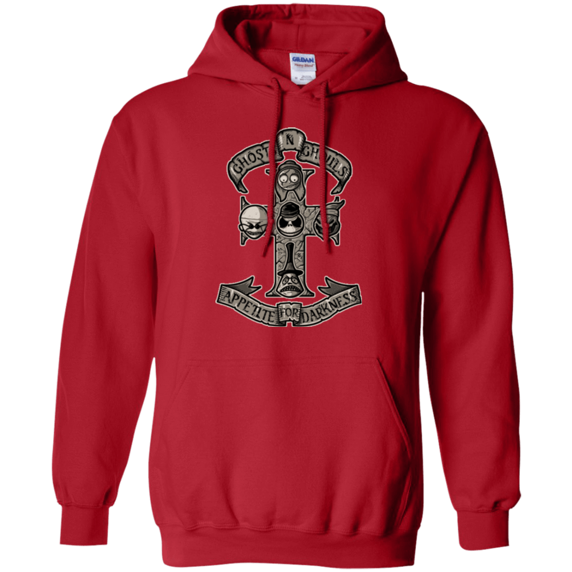 Sweatshirts Red / Small APPETITE FOR DARKNESS Pullover Hoodie