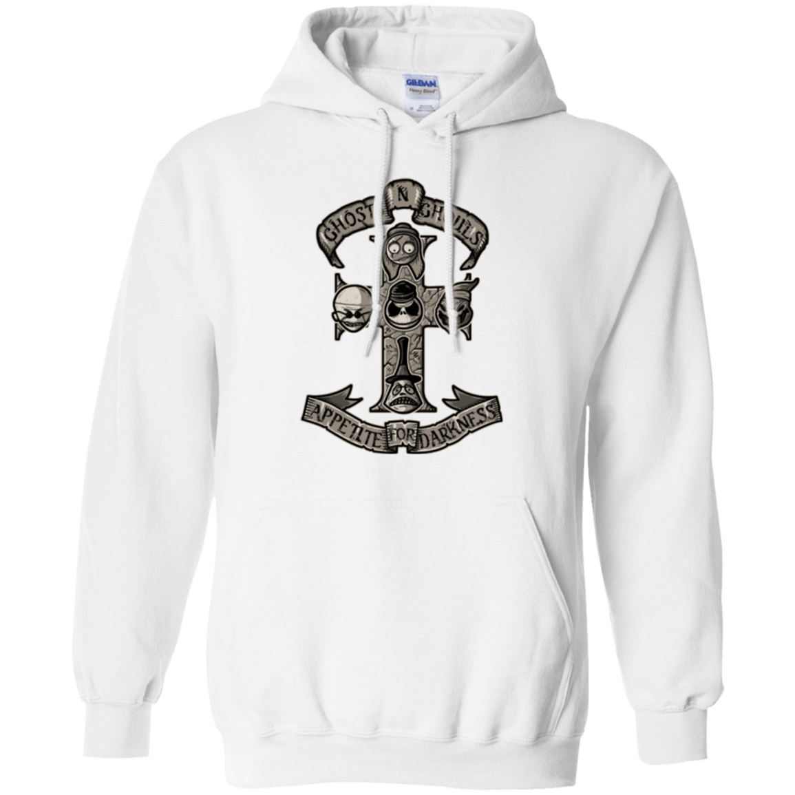 Sweatshirts White / Small APPETITE FOR DARKNESS Pullover Hoodie